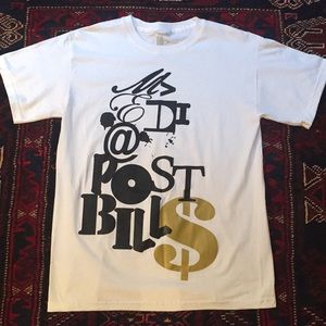NWOT Media Clothing Post Bills Tee Shirt